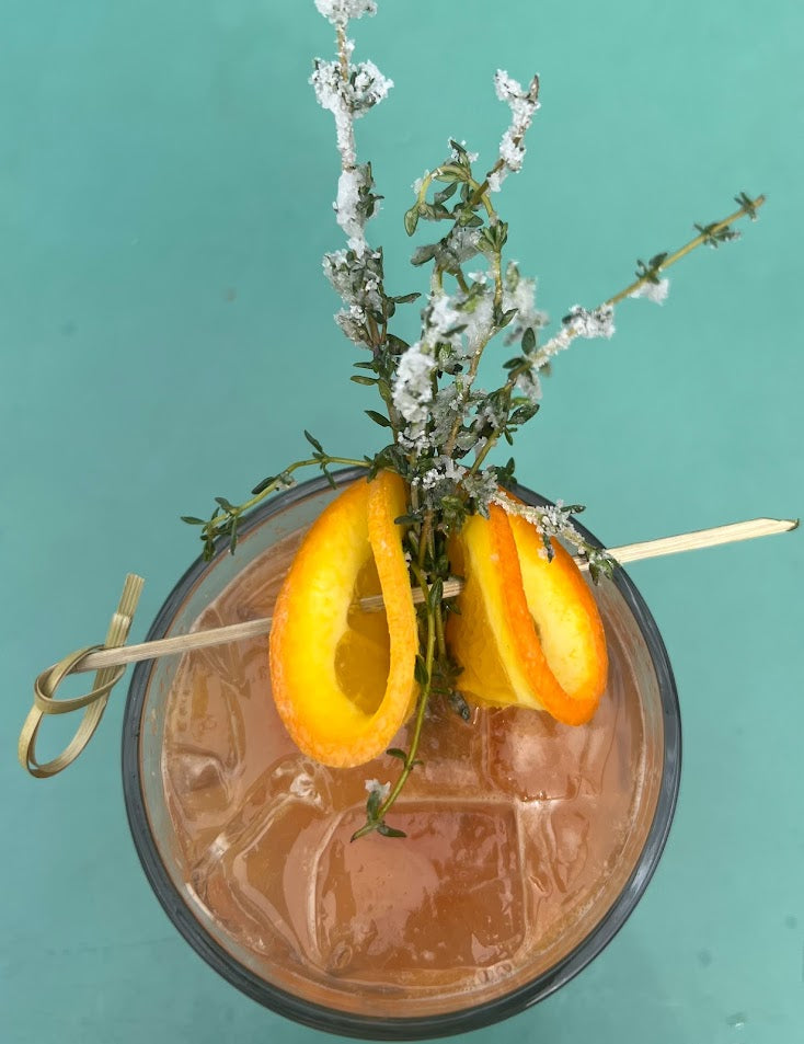 Grapefruit & Thyme Vodka Spritz using your Grapefruit & Thyme Infusion Kit