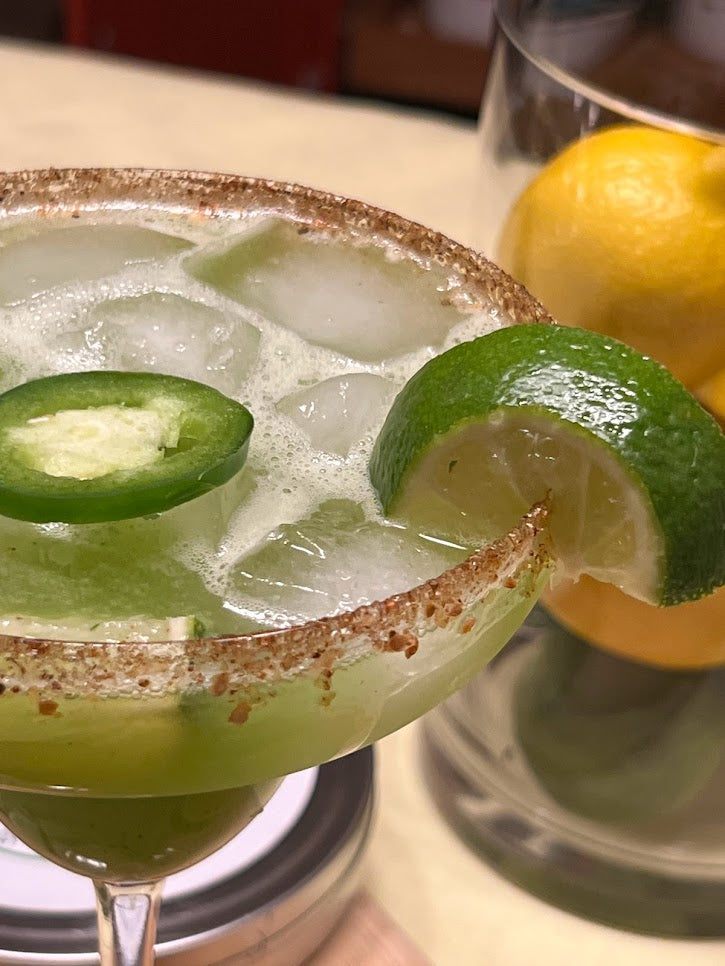 Spicy Cucumber Jalapeno Margarita